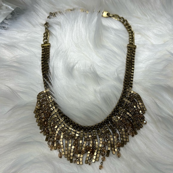 Stella & Dot fringe necklace - Picture 2 of 2